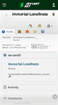 Mobile Screenshot of immortal-loneliness.deviantart.com