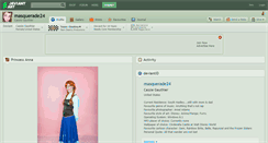 Desktop Screenshot of masquerade24.deviantart.com