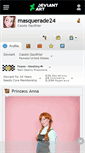 Mobile Screenshot of masquerade24.deviantart.com