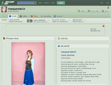 Tablet Screenshot of masquerade24.deviantart.com