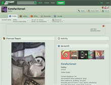 Tablet Screenshot of konoha-kensei.deviantart.com