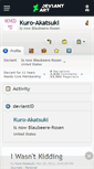 Mobile Screenshot of kuro-akatsuki.deviantart.com