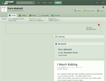 Tablet Screenshot of kuro-akatsuki.deviantart.com