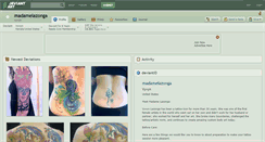 Desktop Screenshot of madamelazonga.deviantart.com
