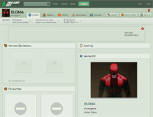 Tablet Screenshot of dlo666.deviantart.com