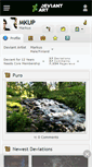 Mobile Screenshot of mkup.deviantart.com