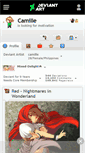 Mobile Screenshot of camiiie.deviantart.com