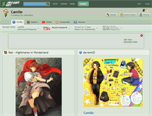 Tablet Screenshot of camiiie.deviantart.com