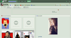 Desktop Screenshot of martiqe.deviantart.com