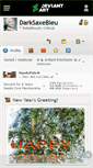 Mobile Screenshot of darksaxebleu.deviantart.com