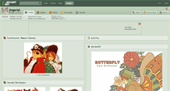 Desktop Screenshot of jingerial.deviantart.com