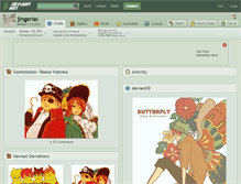 Tablet Screenshot of jingerial.deviantart.com