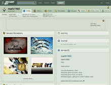 Tablet Screenshot of mark1960.deviantart.com