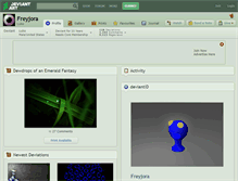 Tablet Screenshot of freyjora.deviantart.com