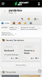 Mobile Screenshot of panda-box.deviantart.com