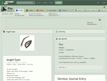 Tablet Screenshot of f0xy.deviantart.com