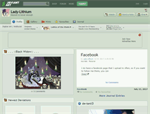 Tablet Screenshot of lady-lithium.deviantart.com