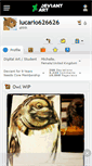 Mobile Screenshot of lucario626626.deviantart.com