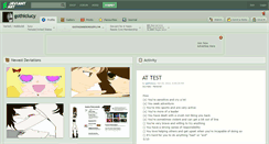 Desktop Screenshot of gothiclucy.deviantart.com