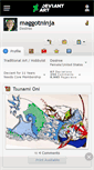 Mobile Screenshot of maggotninja.deviantart.com
