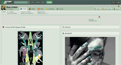 Desktop Screenshot of blue-umber.deviantart.com