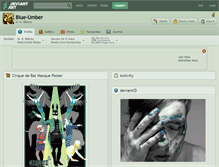 Tablet Screenshot of blue-umber.deviantart.com