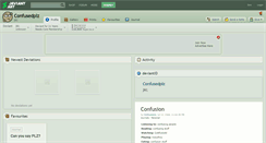 Desktop Screenshot of confusedplz.deviantart.com