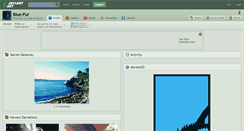 Desktop Screenshot of blue-fur.deviantart.com