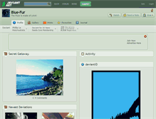 Tablet Screenshot of blue-fur.deviantart.com