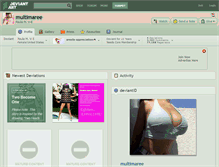 Tablet Screenshot of multimaree.deviantart.com