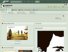 Tablet Screenshot of hugolamas.deviantart.com