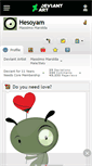 Mobile Screenshot of hesoyam.deviantart.com