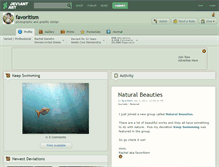Tablet Screenshot of favoritism.deviantart.com