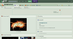 Desktop Screenshot of midnightxstreet.deviantart.com