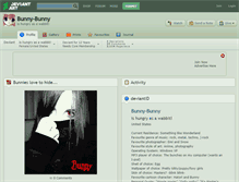 Tablet Screenshot of bunny-bunny.deviantart.com