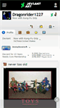 Mobile Screenshot of dragonrider1227.deviantart.com
