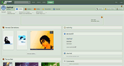 Desktop Screenshot of nurnur.deviantart.com