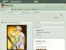 Tablet Screenshot of daikari-club.deviantart.com