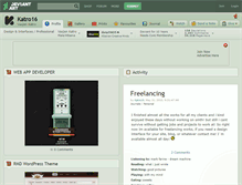 Tablet Screenshot of katro16.deviantart.com