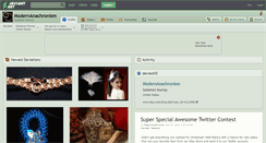 Desktop Screenshot of modernanachronism.deviantart.com