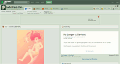 Desktop Screenshot of lady-drake-chan.deviantart.com