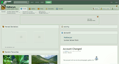 Desktop Screenshot of hotherym.deviantart.com