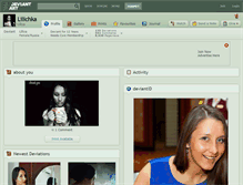 Tablet Screenshot of lilichka.deviantart.com