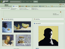 Tablet Screenshot of nr43.deviantart.com