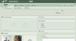 Desktop Screenshot of ganto.deviantart.com