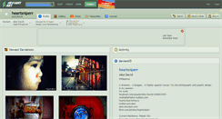 Desktop Screenshot of heartsniperr.deviantart.com
