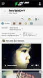 Mobile Screenshot of heartsniperr.deviantart.com