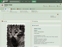 Tablet Screenshot of meker-chan.deviantart.com