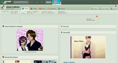 Desktop Screenshot of aizen-x-momo.deviantart.com