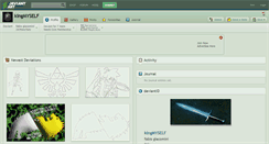 Desktop Screenshot of kingmyself.deviantart.com